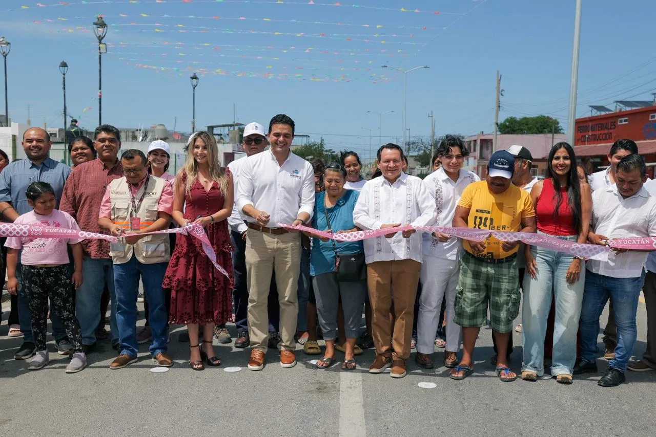 ENTREGAN CALLES EN PROGRESO Y FLAMBOYANES