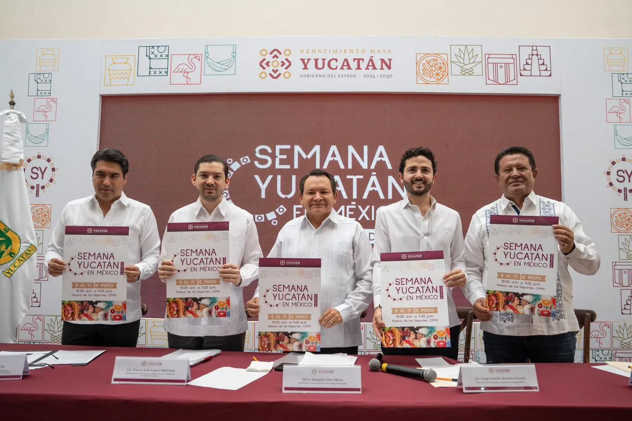 PROYECTARÁN LA TRANSFORMACIÓN DEL ESTADO EN LA SEMANA DE YUCATÁN EN CDMX 2026
