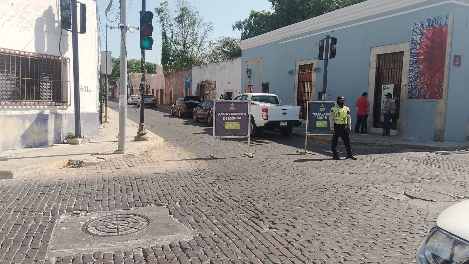 AVANZA REHABILITACIÓN DE ADOQUINES EN MÉRIDA