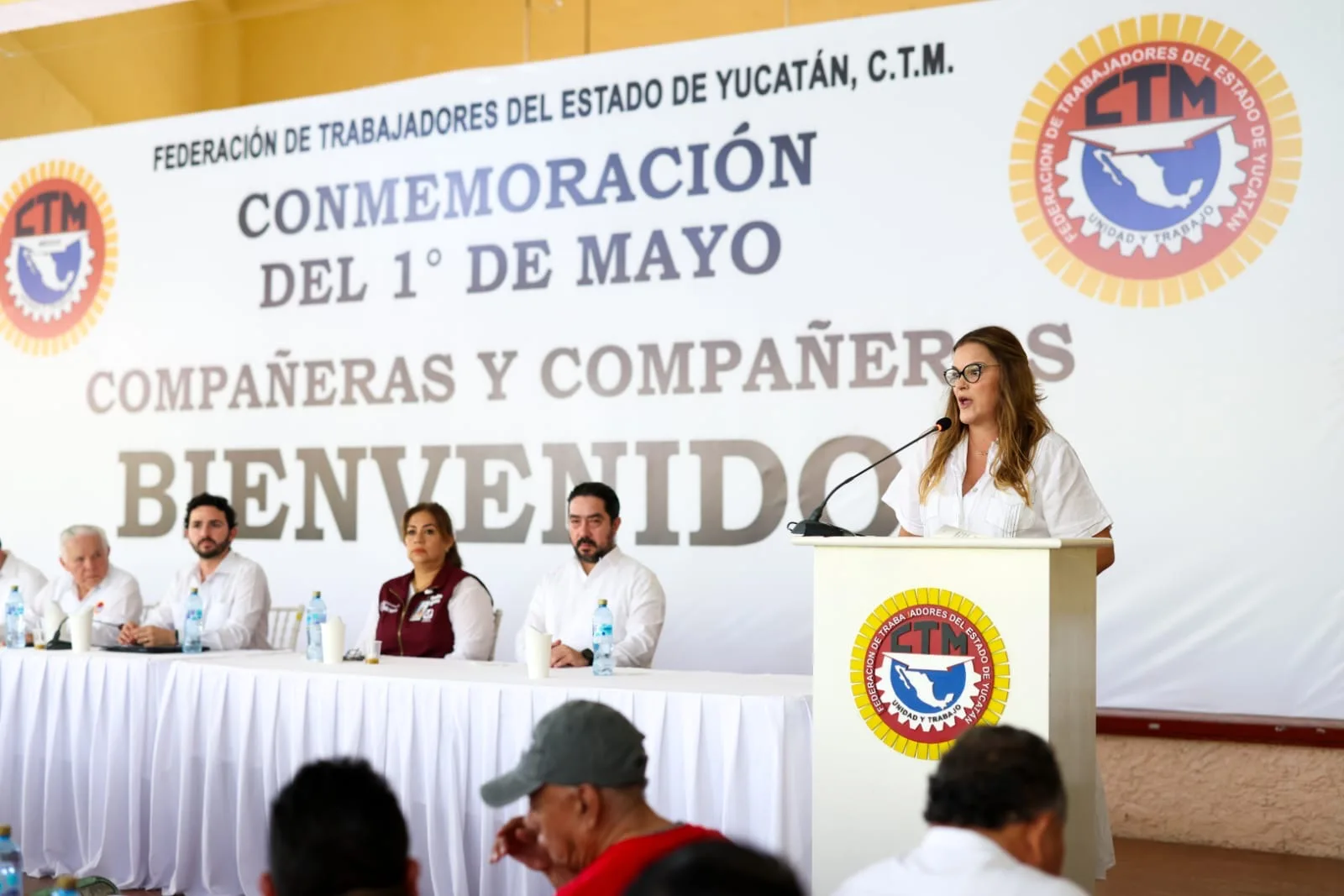 REAFIRMA ALIANZA CON TRABAJADORES, "MÉRIDA SE CONSTRUYE CON SUS MANOS"
