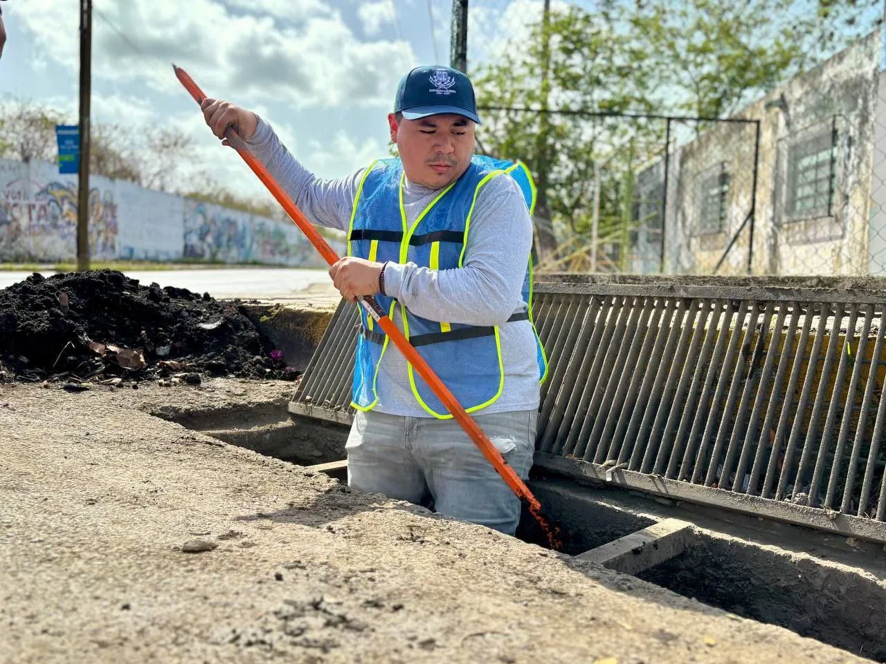 DENUNCIAN ROBO DE REJILLAS Y CABLEADO DE INFRAESTRUCTURA URBANA