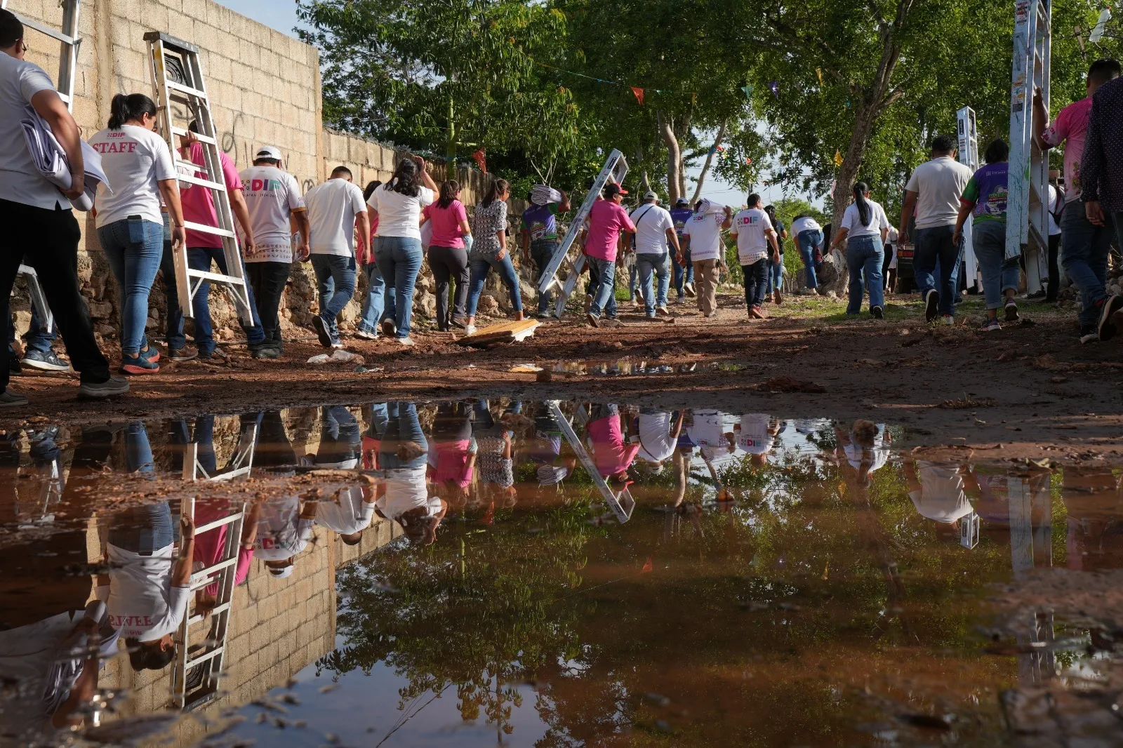 MANTIENEN APOYO A FAMILIAS AFECTADAS POR LLUVIAS
