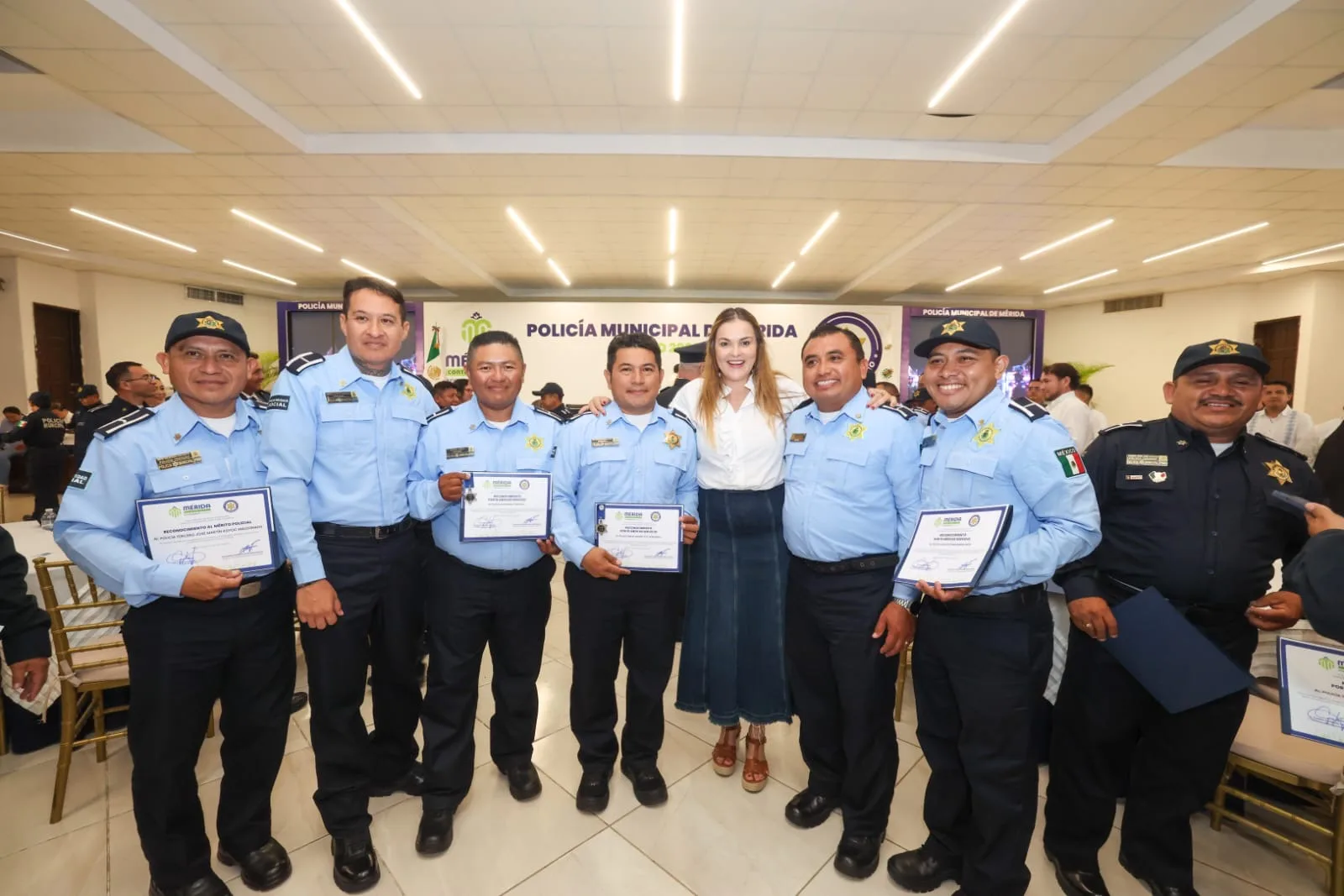 RECONOCEN LABOR DE POLICÍA DE MÉRIDA EN SUS 23 AÑOS