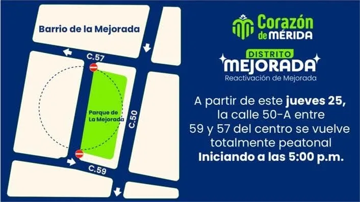 ANUNCIAN DISTRITO MEJORADA