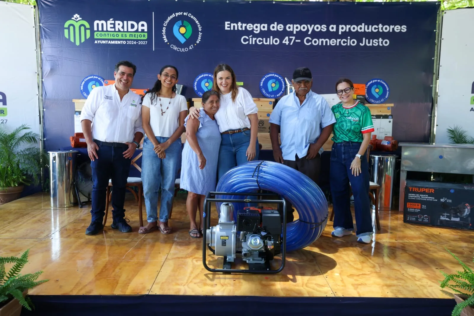 ENTREGAN APOYOS A PRODUCTORES DE CÍRCULO 47