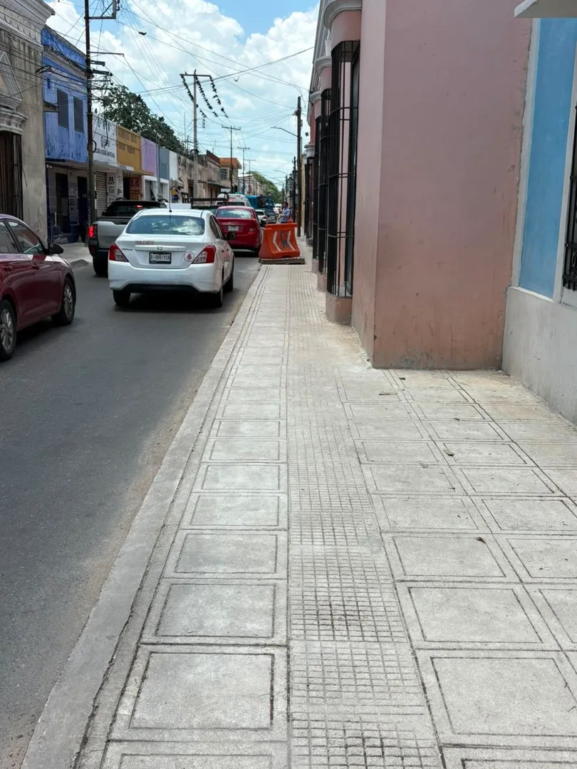 ANTE DEMANDA CIUDADANA, MEJORAN INFRAESTRUCTURA PARA TRANSEÚNTES EN EL CENTRO DE MÉRIDA