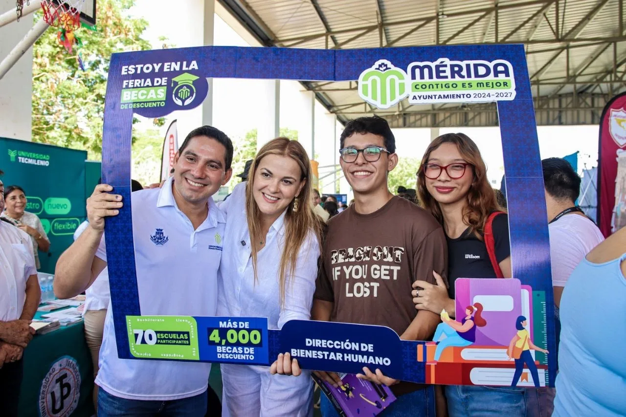 MÁS DE CINCO MIL BECAS DE DESCUENTO A JOVENES DE MÉRIDA