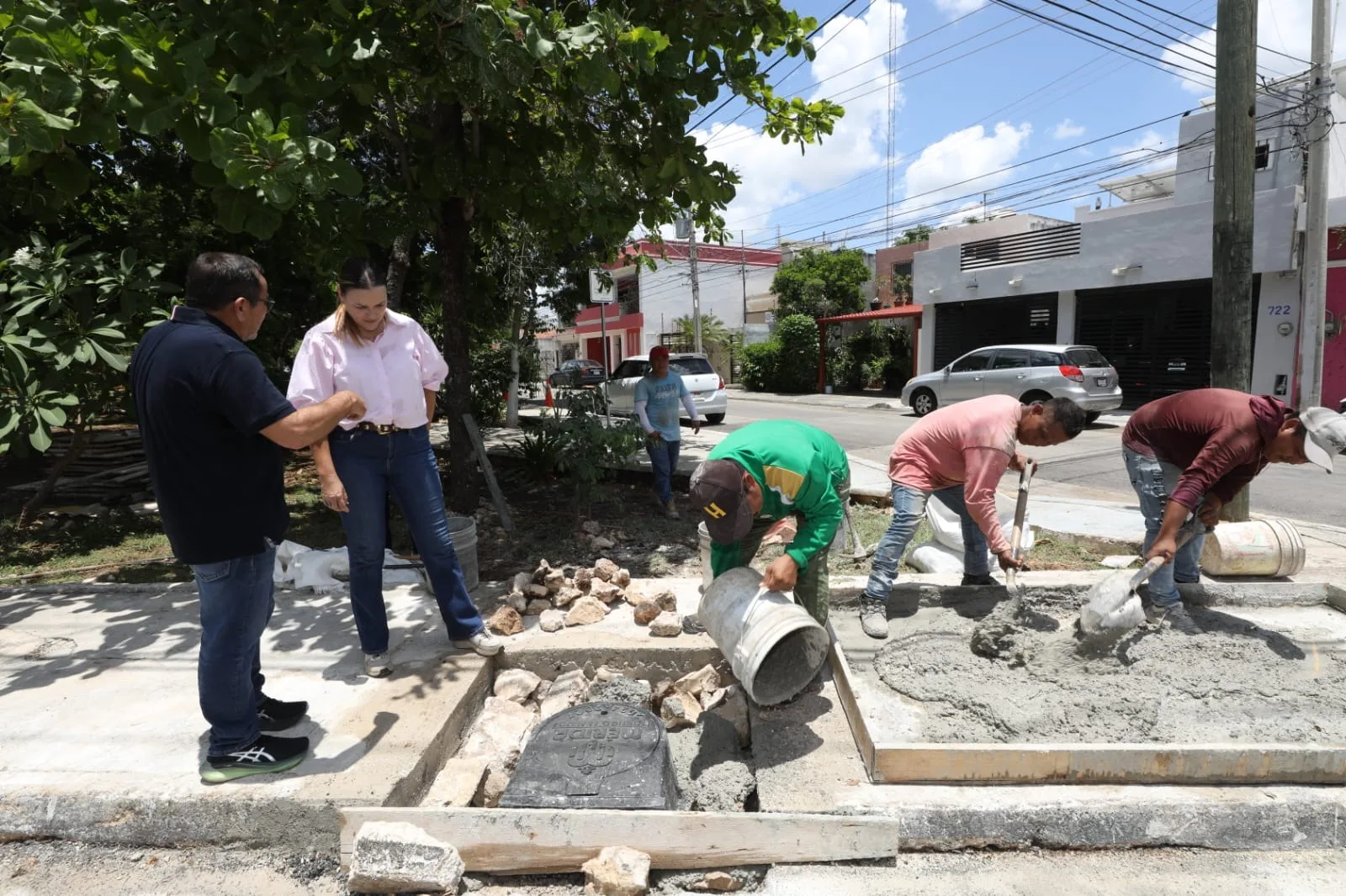 ENTREGAN CALLES REPAVIMENTADAS Y CON SEÑALÉTICA NUEVA
