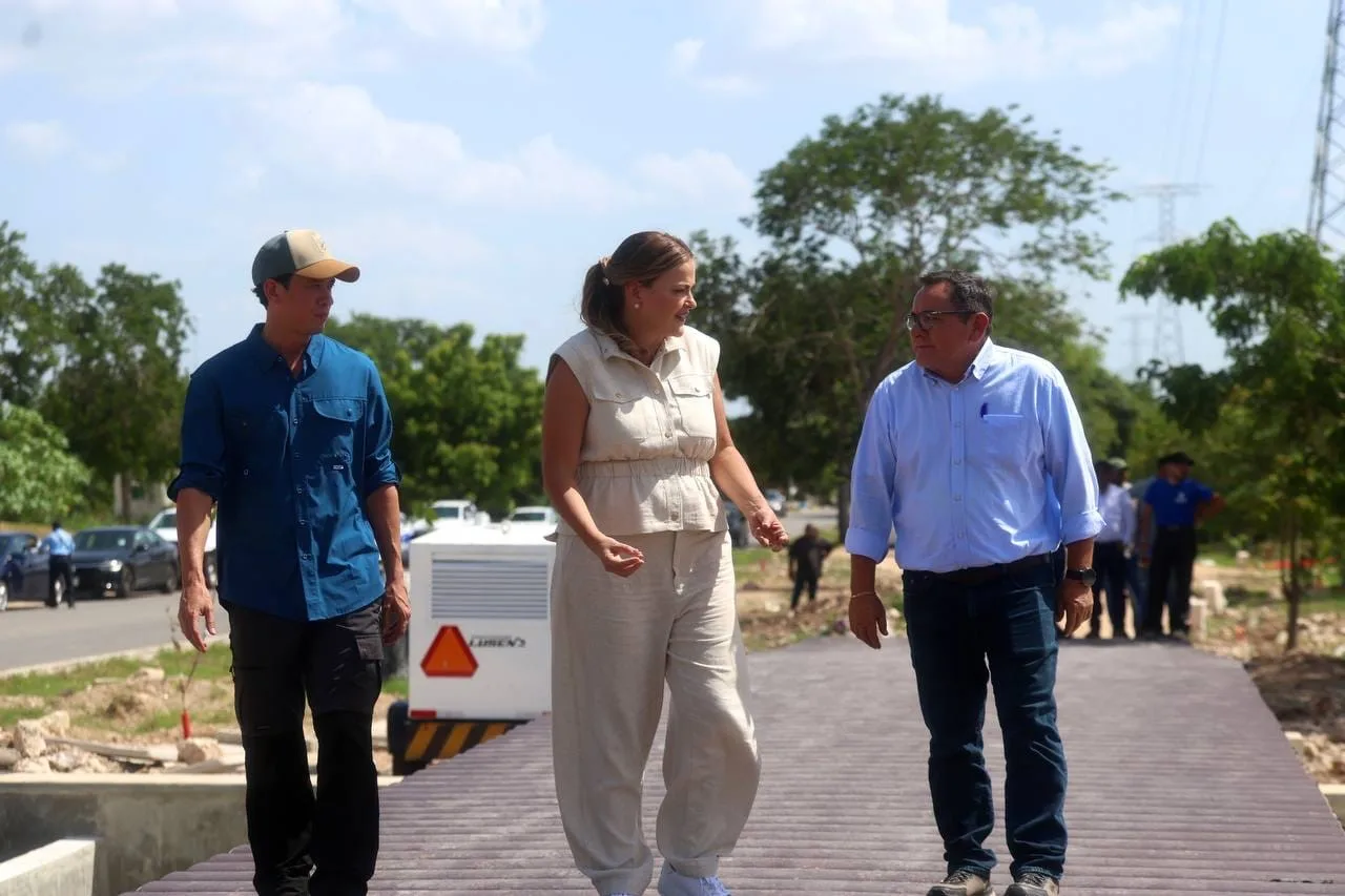 AVANZA CONSTRUCCIÓN DEL PRIMER CORREDOR VERDE EN MÉRIDA