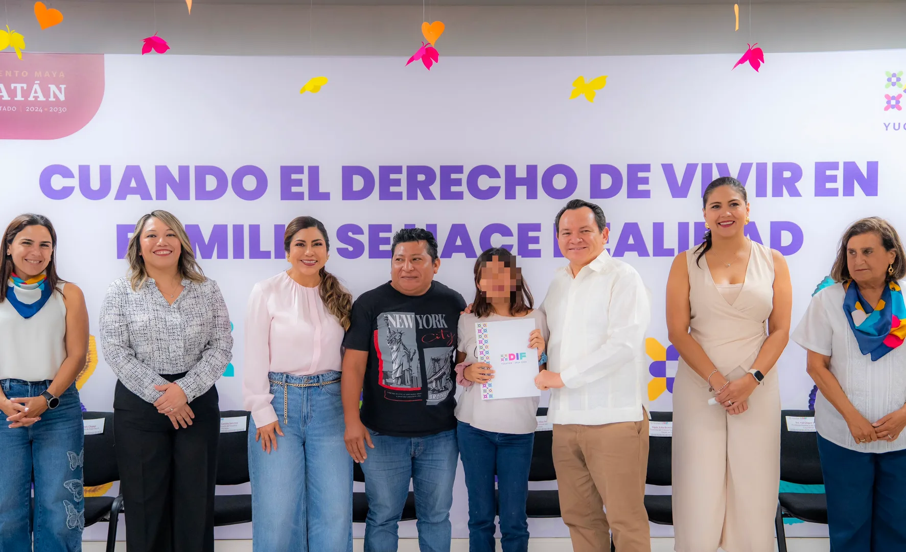 MENORES INICIAN NUEVA ETAPA CON SUS FAMILIAS