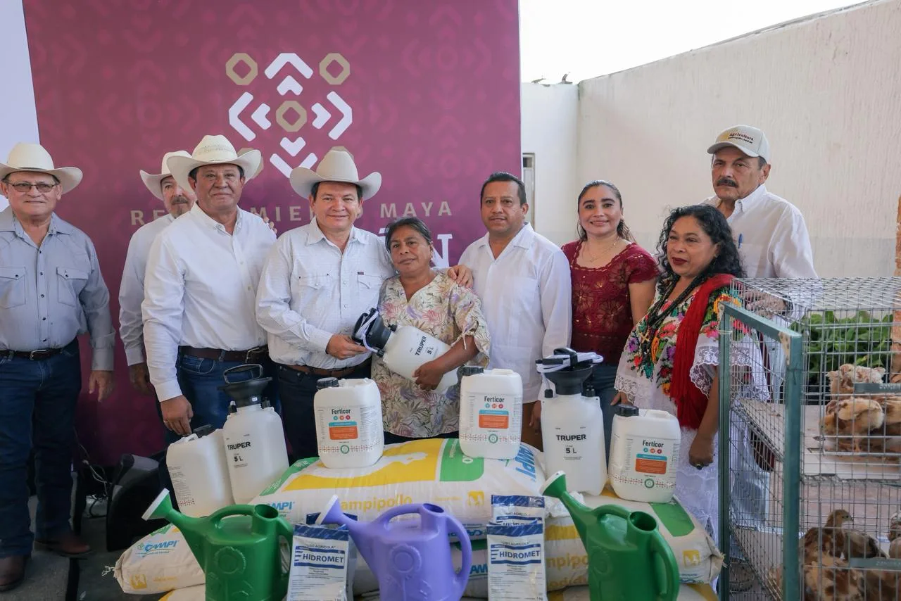 BENEFICIAN A FAMILIAS PRODUCTORAS DEL SUR DE YUCATÁN