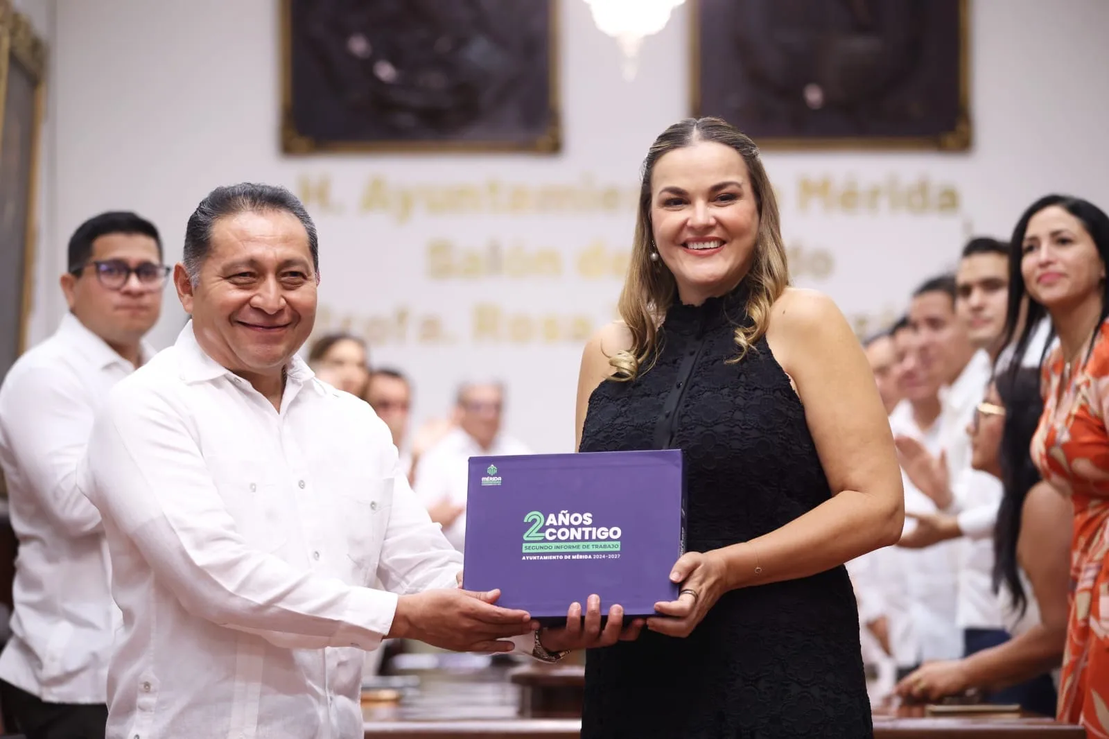 CABILDO RECIBIÓ EL SEGUNDO INFORME DE LA ALCALDESA CECILIA PATRÓN