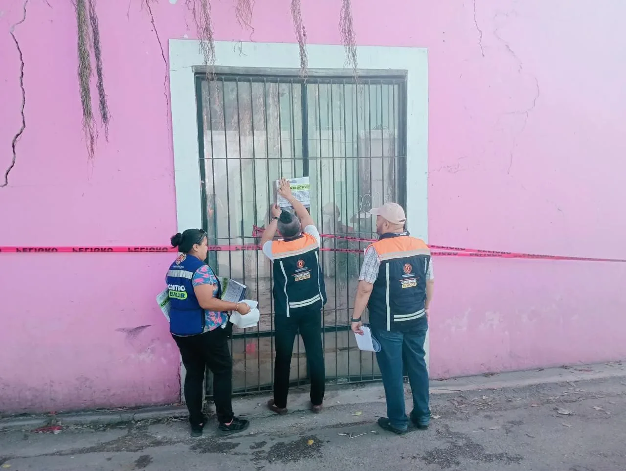 SUSPENDEN ACTIVIDAD EN INMUEBLE DE LA CALLE 60 POR CONDICIONES DE RIESGO