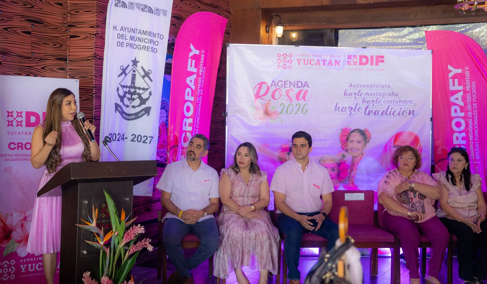 AGENDA ROSA LLEGA A PROGRESO